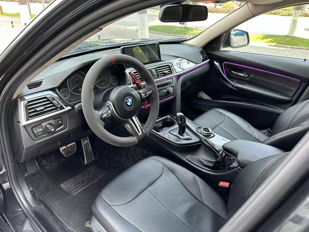 13款宝马320i升级全套m307 m3全套包围/m3宽体/led勺子大灯/19