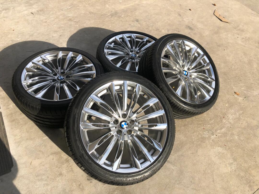 20寸宝马760原厂拆车轮毂轮胎_宝马7系社区_易车社区