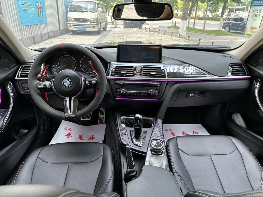 13款宝马320i升级全套m307 m3全套包围/m3宽体/led勺子大灯/19