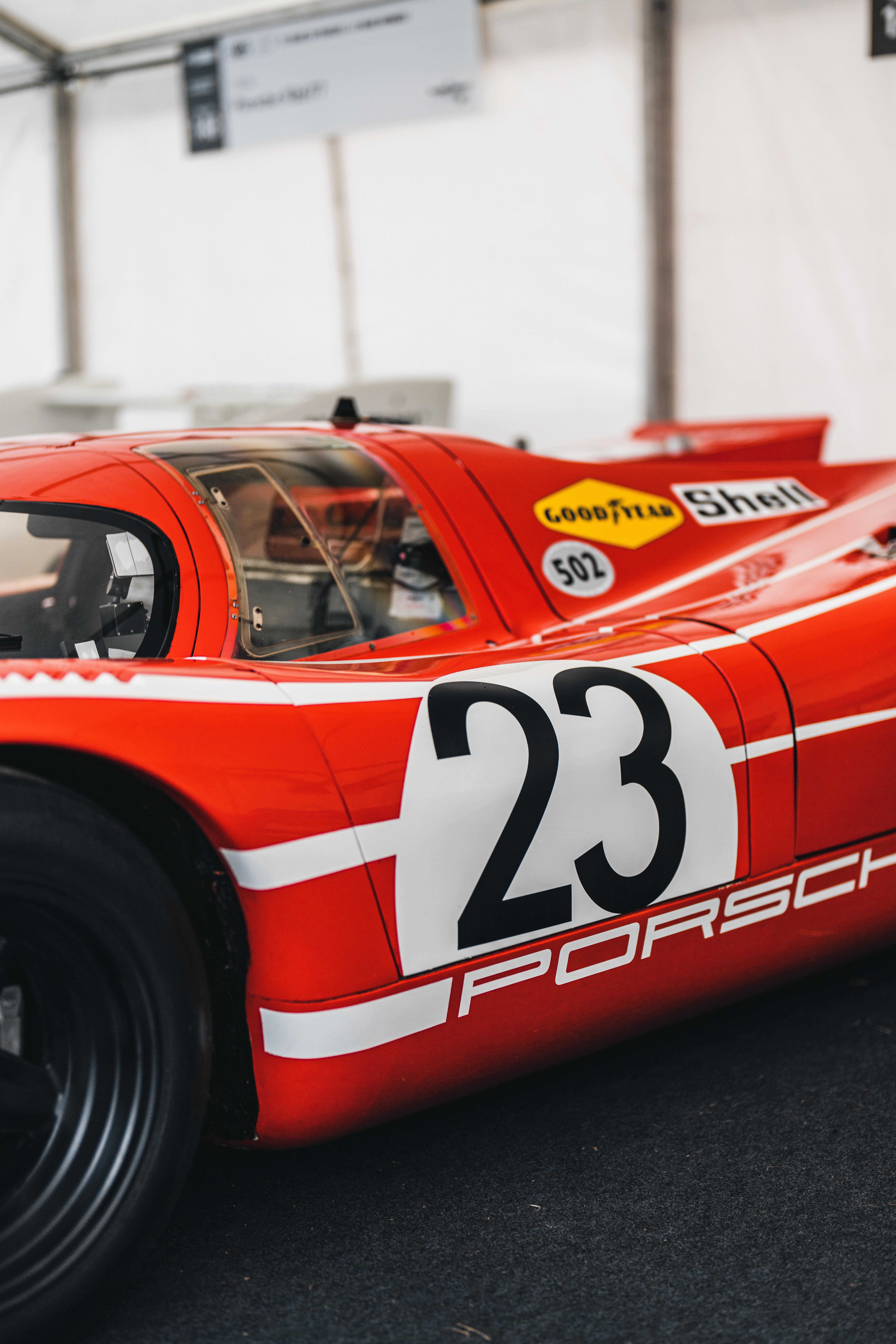 在去年古德伍德速度节见到的1970年的勒芒冠军917k的实车 在古德伍德