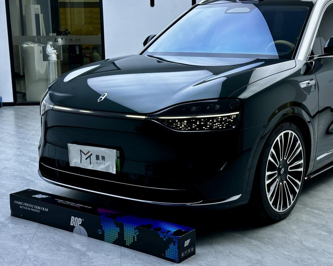 问界m9bop风狂者车衣!加上gt银双拼改色膜