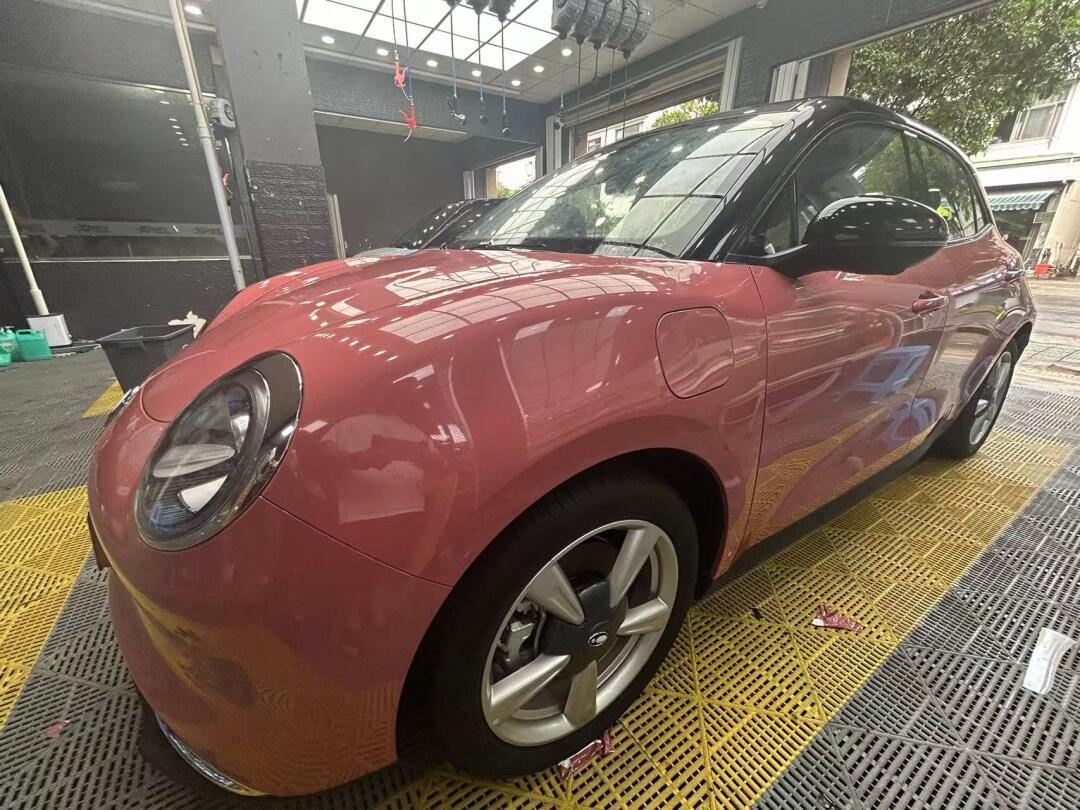 好猫改色摩根石红77黑顶_欧拉好猫社区_易车社区