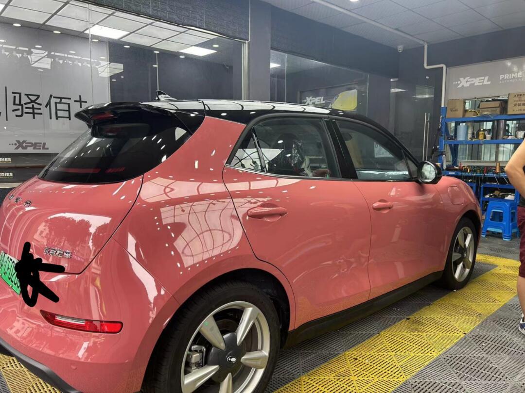 好猫改色摩根石红77黑顶_欧拉好猫社区_易车社区