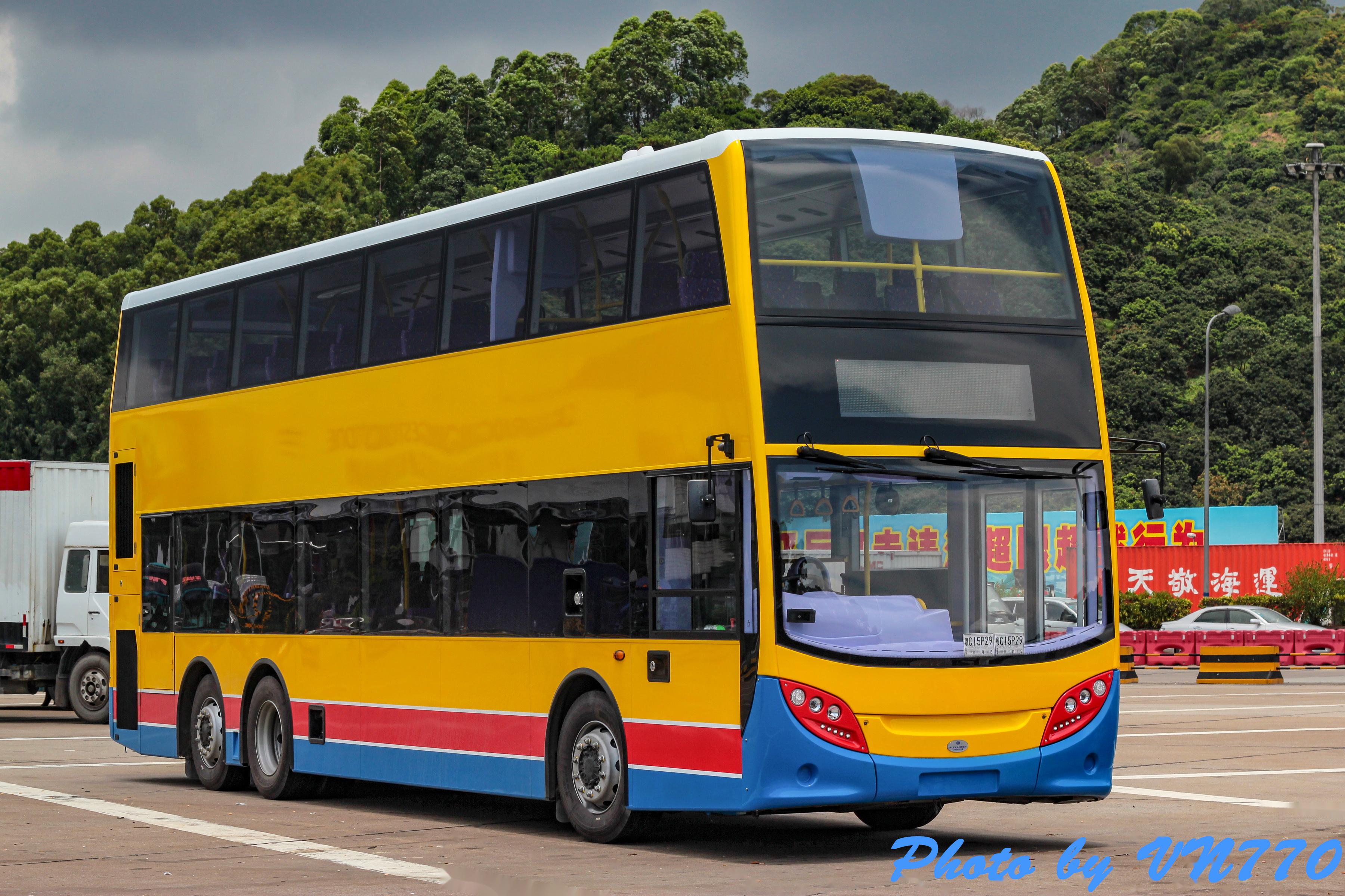 忆当年~记今日~十年前~在珠海组装好车身的崭新丹尼士e500双层巴士