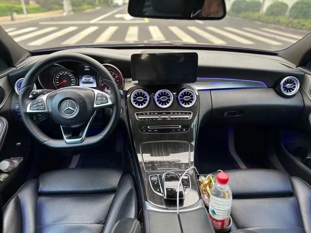 15年11月 奔驰c200 四驱 前嘴小瑕疵 发变巅峰 蓝牙音乐 分离式双天窗
