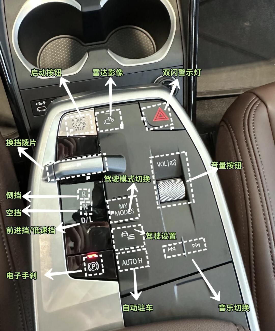 新宝马x1按键功能图解图片