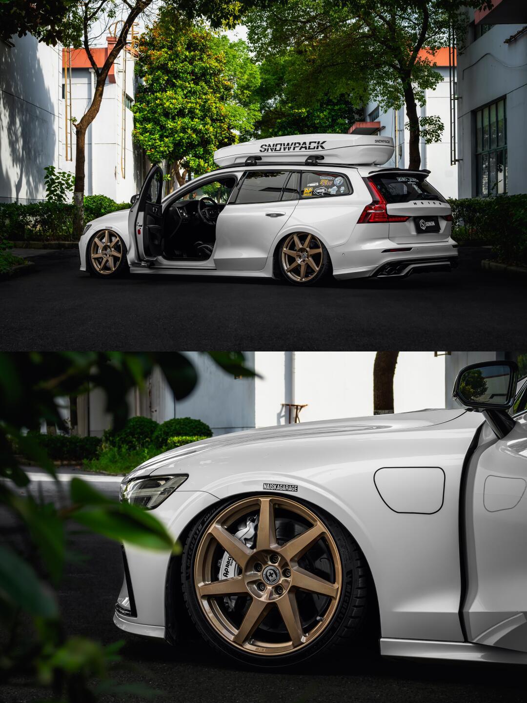 "贴地飞行"—沃尔沃v60瓦罐车全面改装方案!