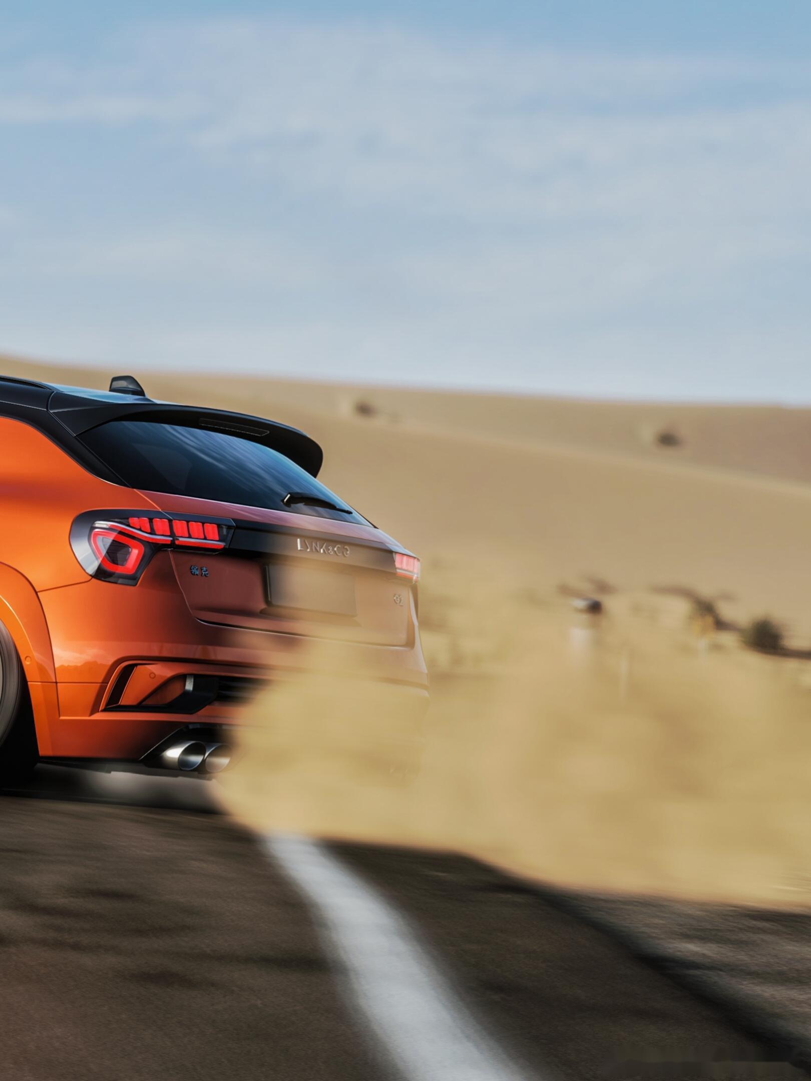 领克02 hatchback,保留了领克标志性的家族式前脸,增加了獠牙样式前