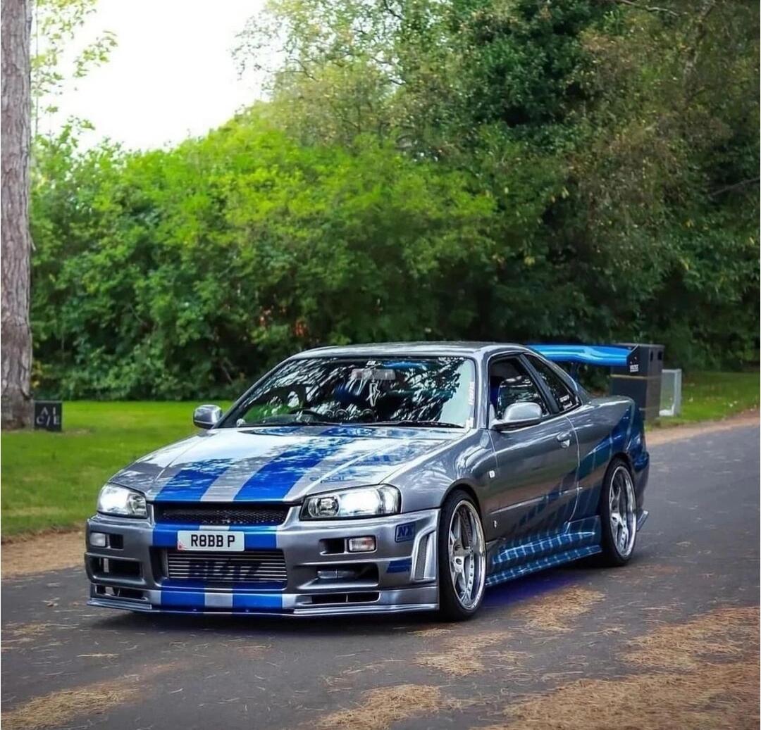 日产nissan gtr r34 gt-r .rb26 经典jdm 狂野时速 _日产gt-r社区_易
