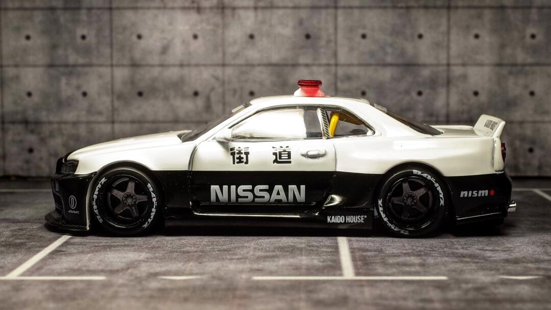 kaidohouse 街道警车涂装 gtr r34