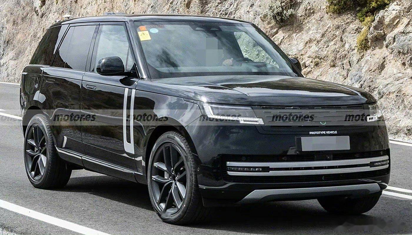 路虎揽胜要出纯电版了,路试车谍照曝光.