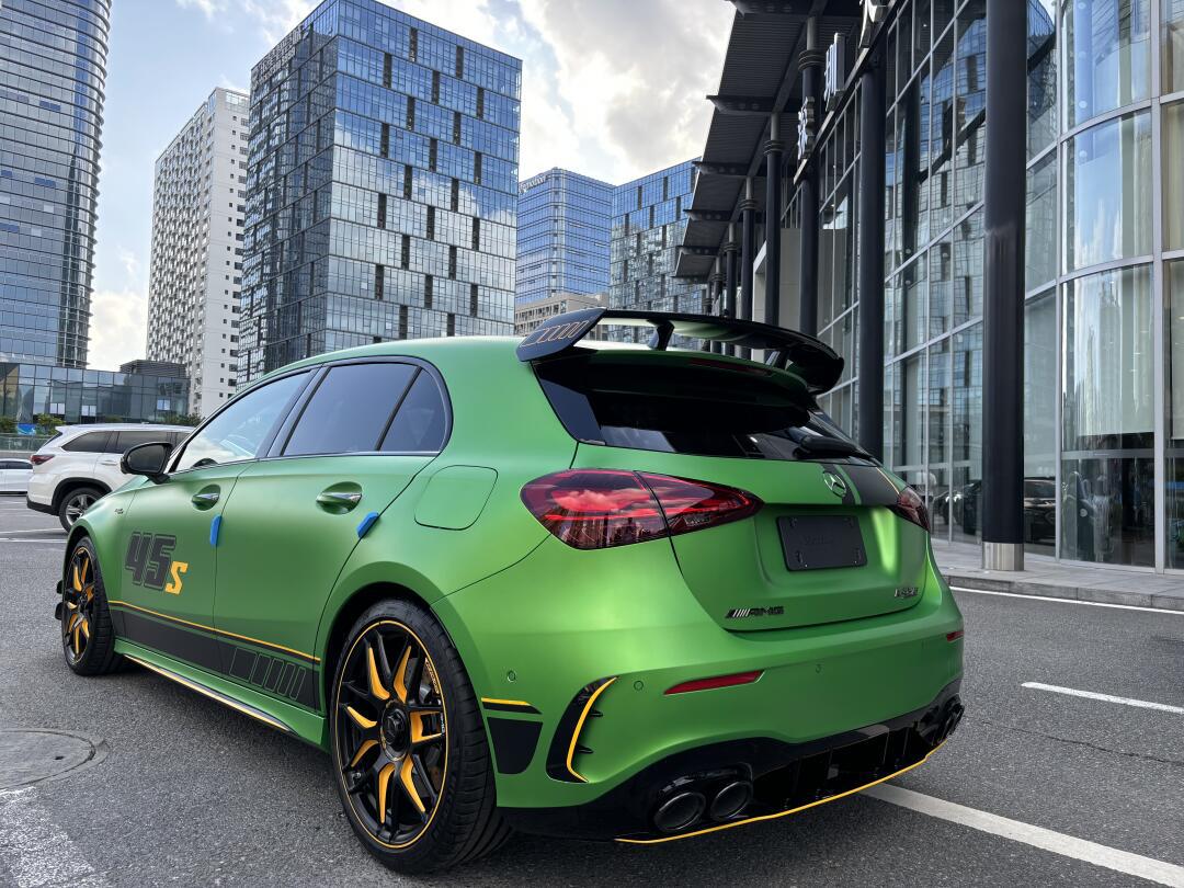 a45s 4matic  魔焰绿够骚不_奔驰a级 amg社区_易车社区