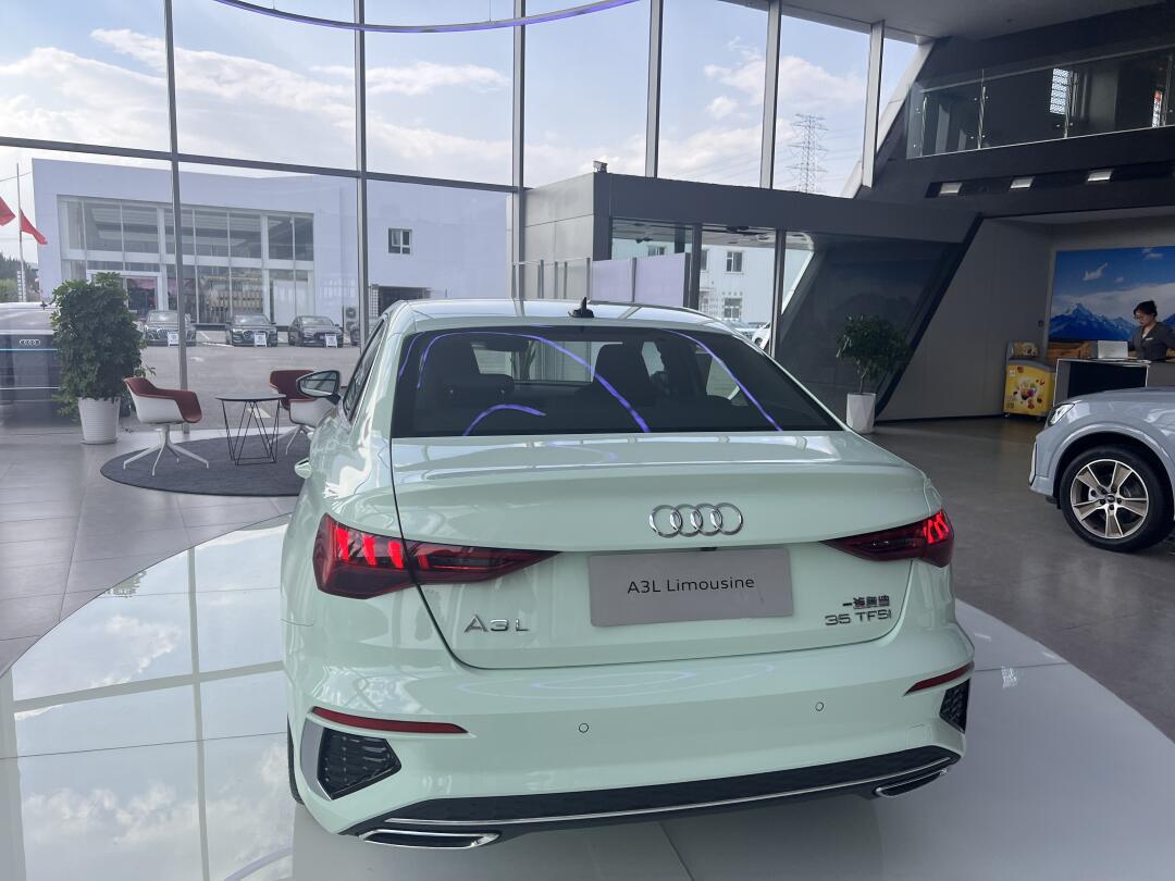 00后小美女喜提奥迪a3