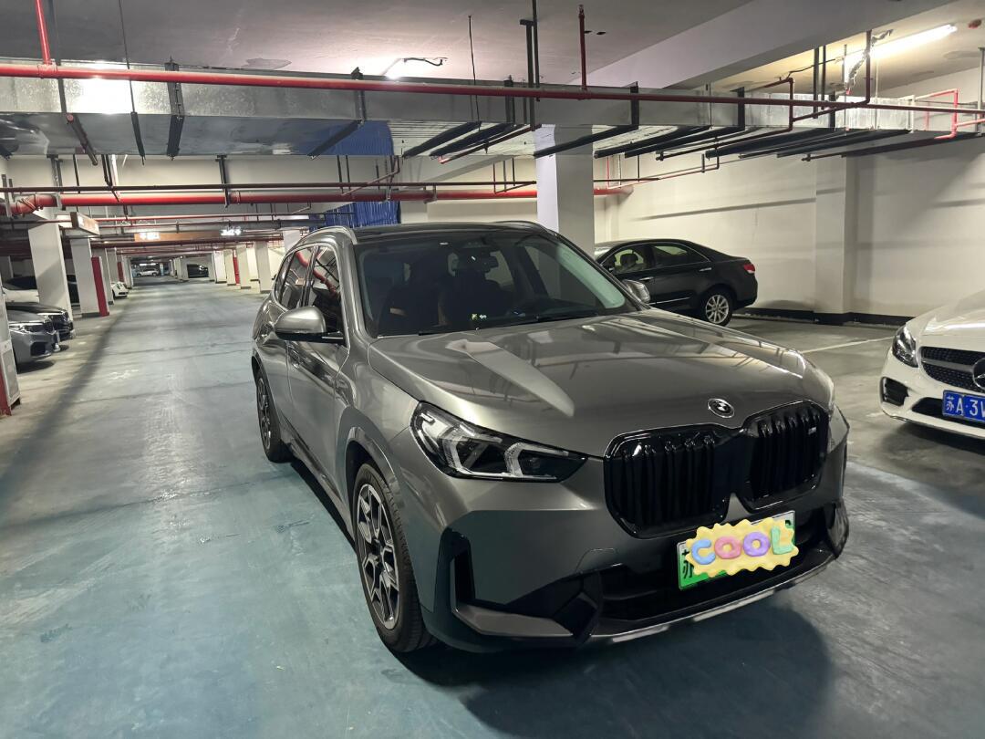 宝马ix1改色换中网～液态金属银_宝马ix1社区_易车社区