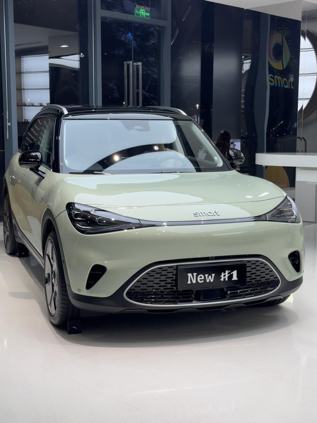 抹茶绿smart 95适合体制内女孩开的代步车