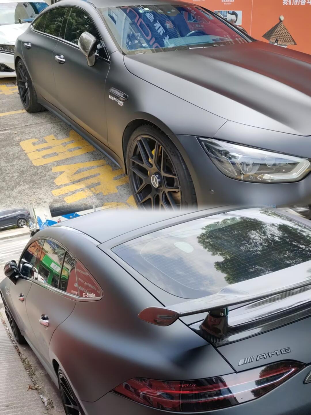 奔驰amg gt63s丨让跑车变更酷,超亚黑改色