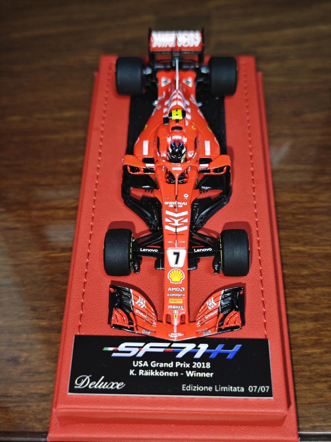 f1 2018赛季 法拉利sf71h 莱科宁 美国站