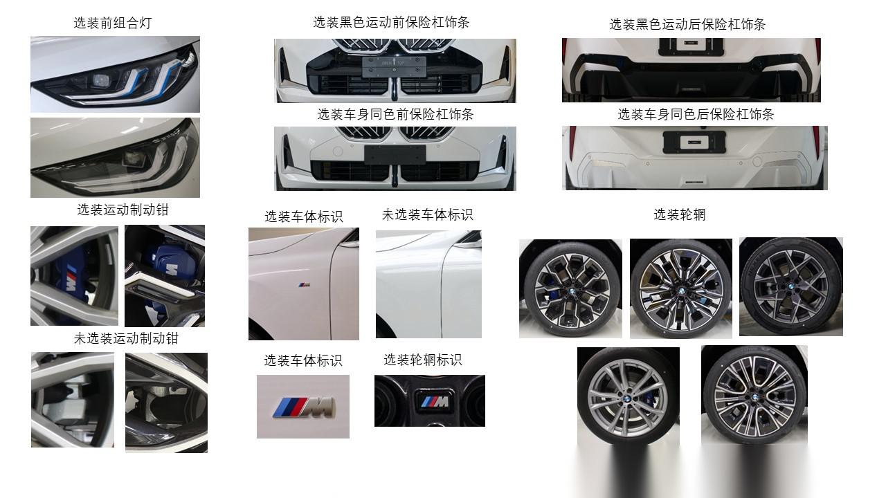 华晨宝马新一代x3l公告 长宽高分别为4865/1920/1664mm 轴距为2