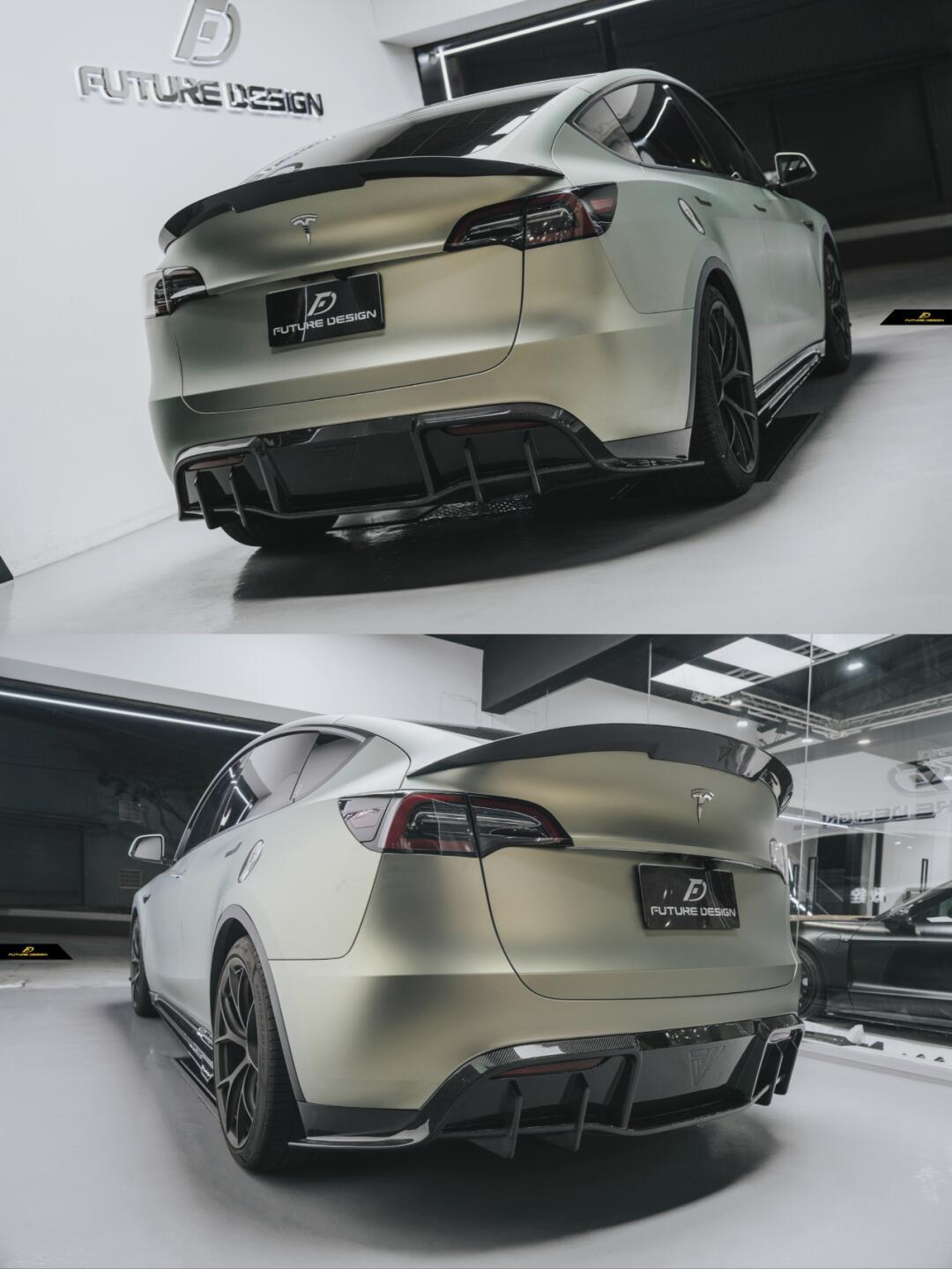 99特斯拉 model y必备改装!fd碳纤维套件