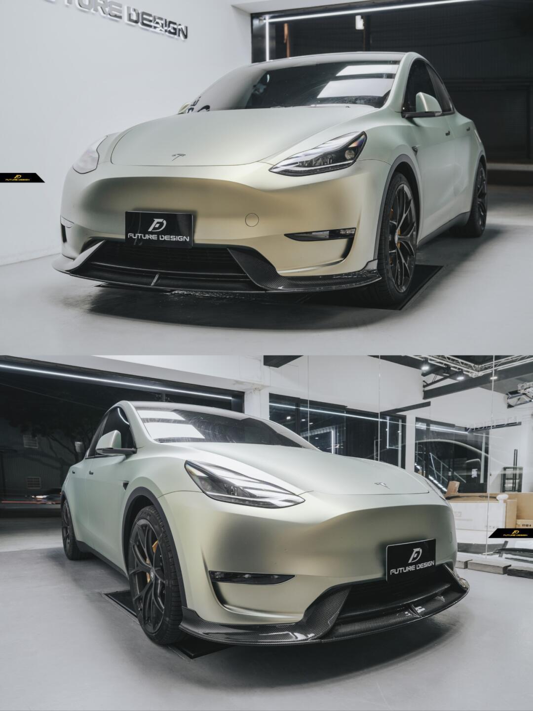 99特斯拉 model y必备改装!fd碳纤维套件