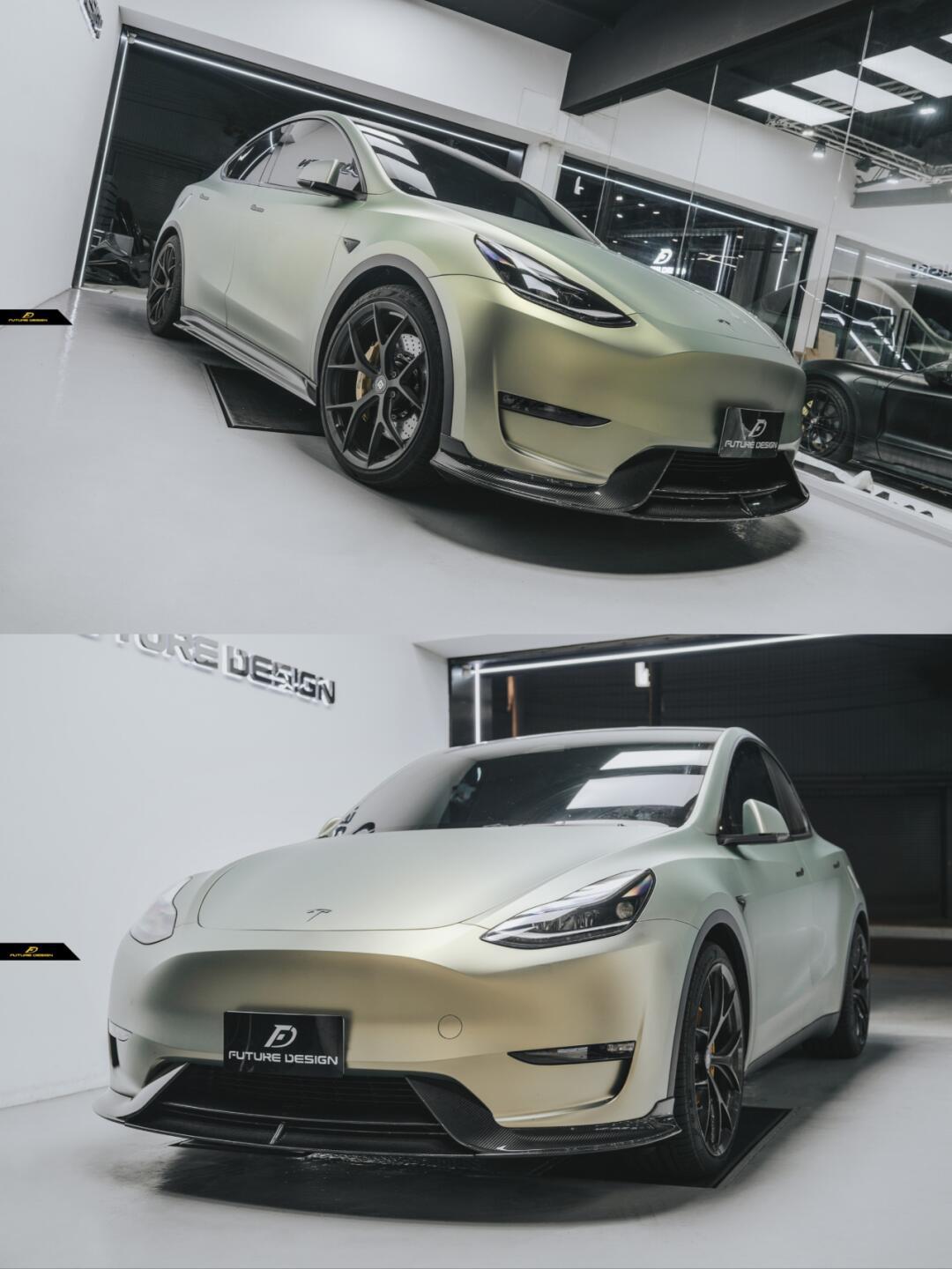 99特斯拉 model y必备改装!fd碳纤维套件