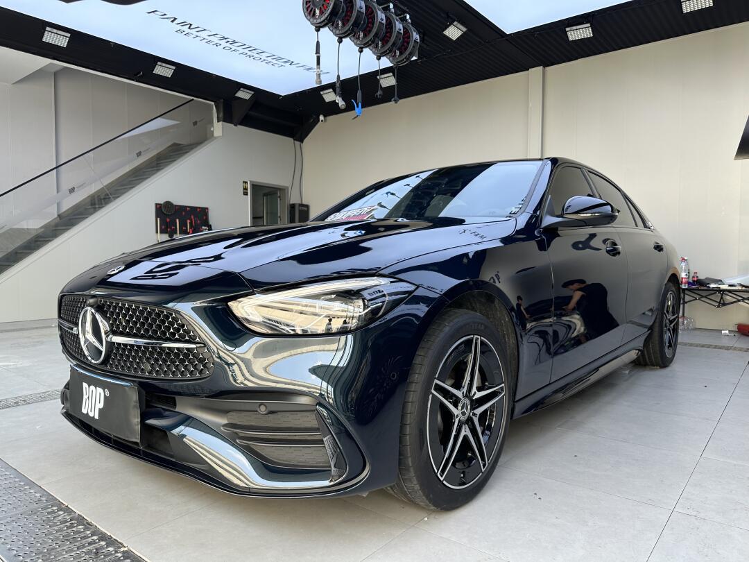 97奔驰c260l装贴bop保镖风狂者系列案例