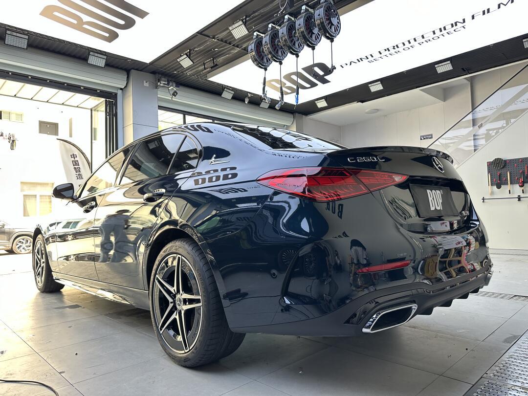 97奔驰c260l装贴bop保镖风狂者系列案例