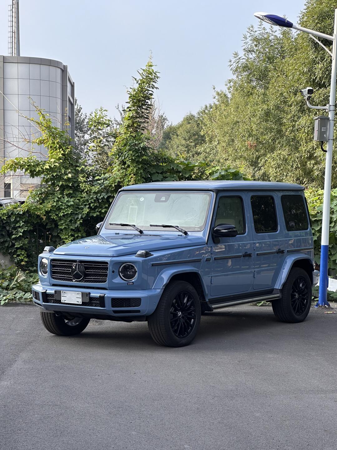 性价比特高的 奔驰g400d 瓷器蓝