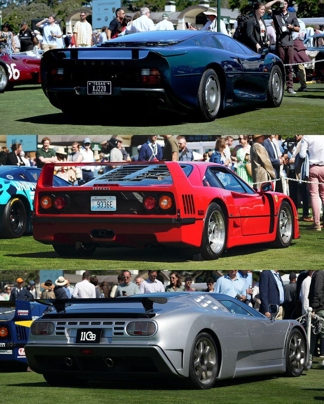 捷豹xj220- xj220 c 法拉利f40-f40 gte 布加迪eb110