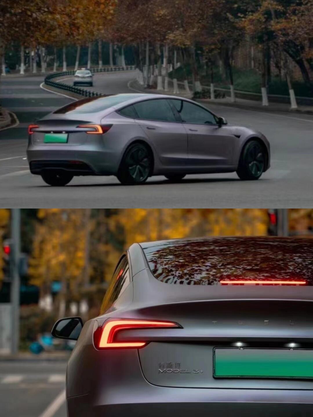 特斯拉model3改色案例图片