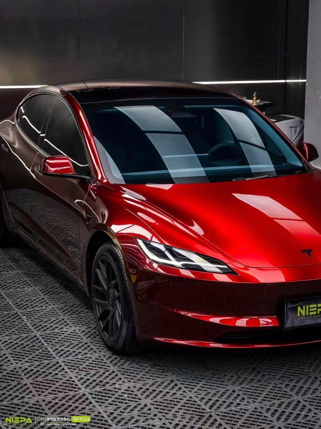 niepa ppf np改色膜 #液态金属龙血红