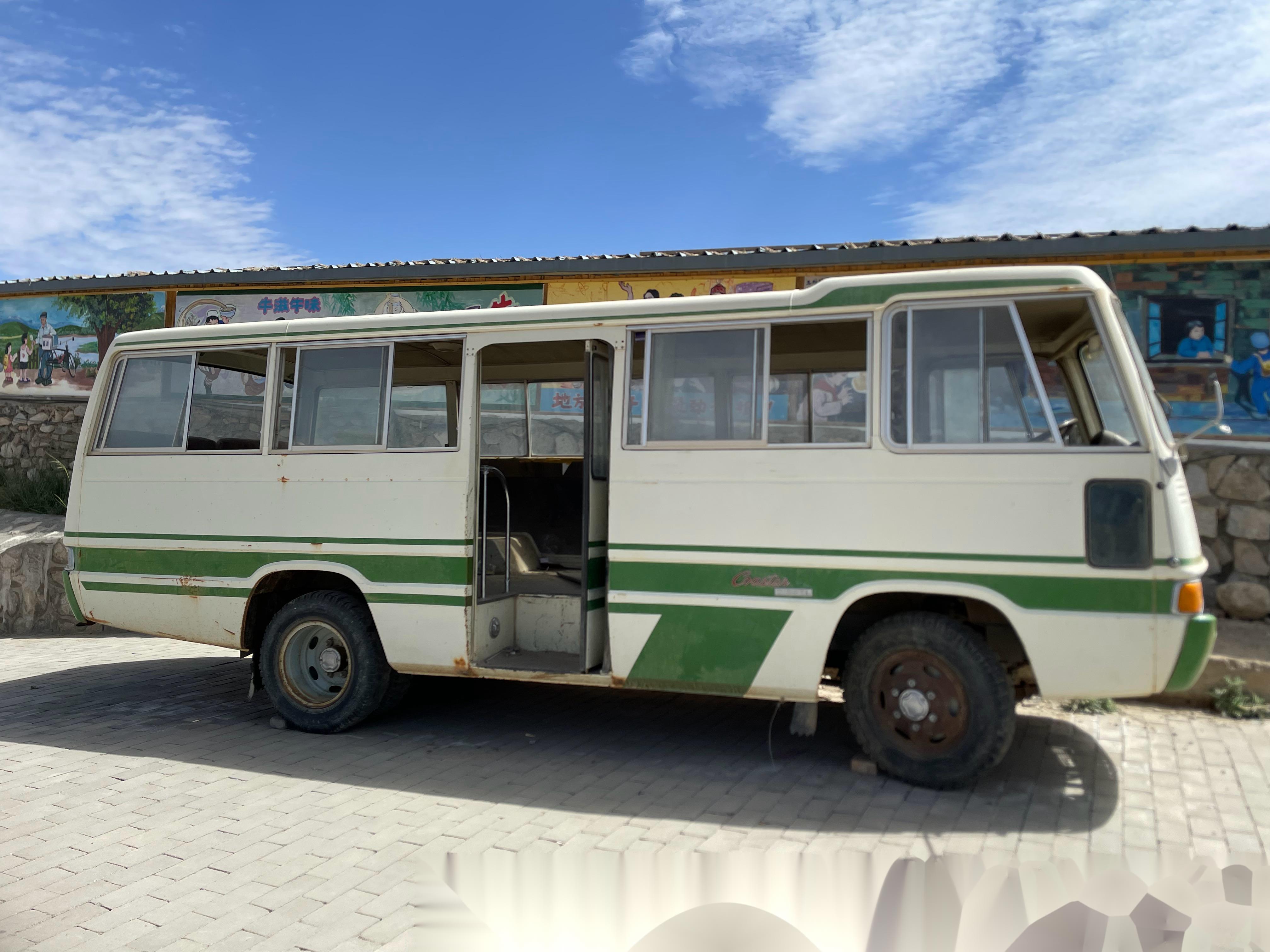 第一代丰田考斯特,还是个柴油的