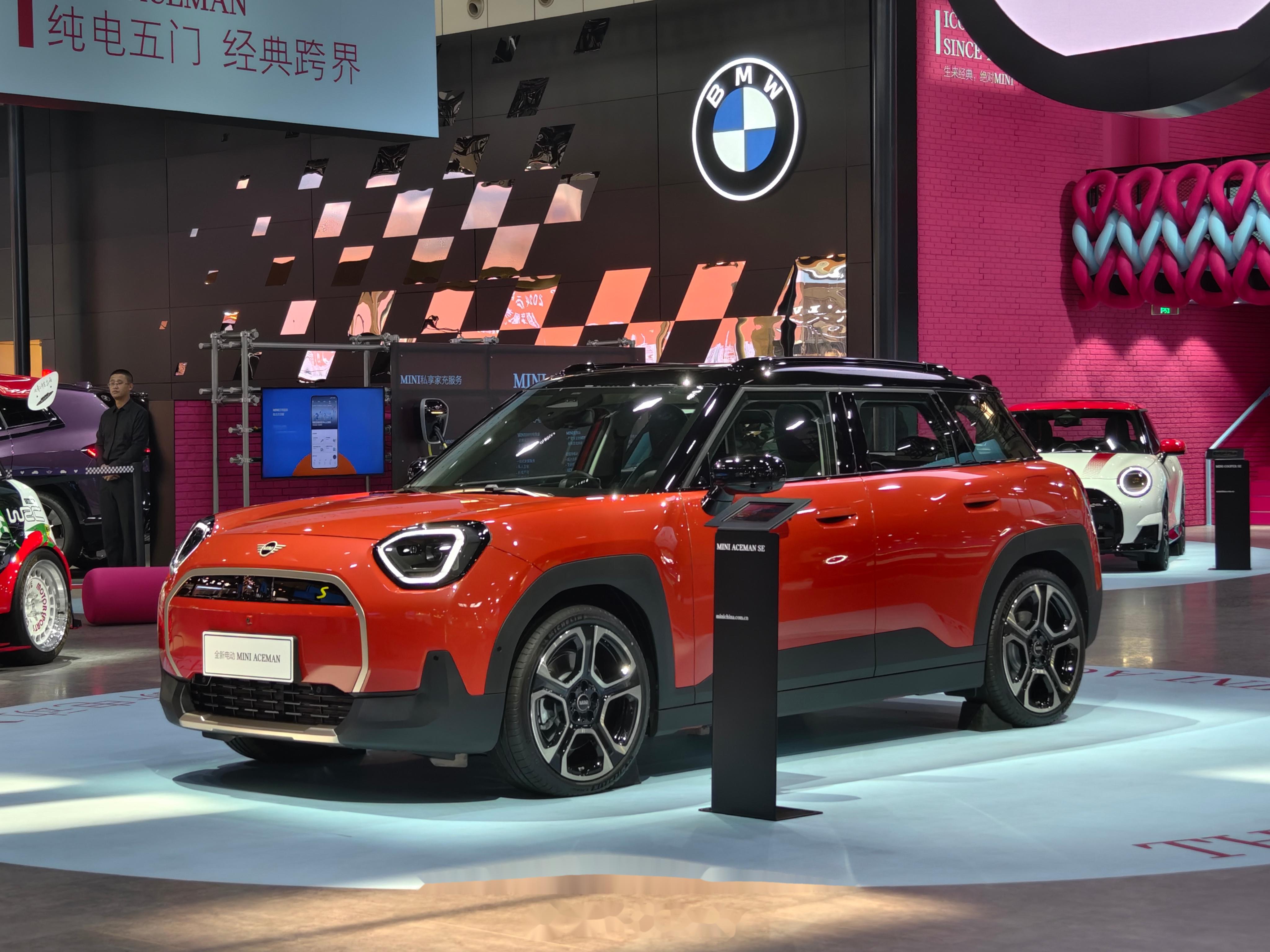 五门mini aceman可爱又实用,来成都车展必打卡! mini文化相当有趣