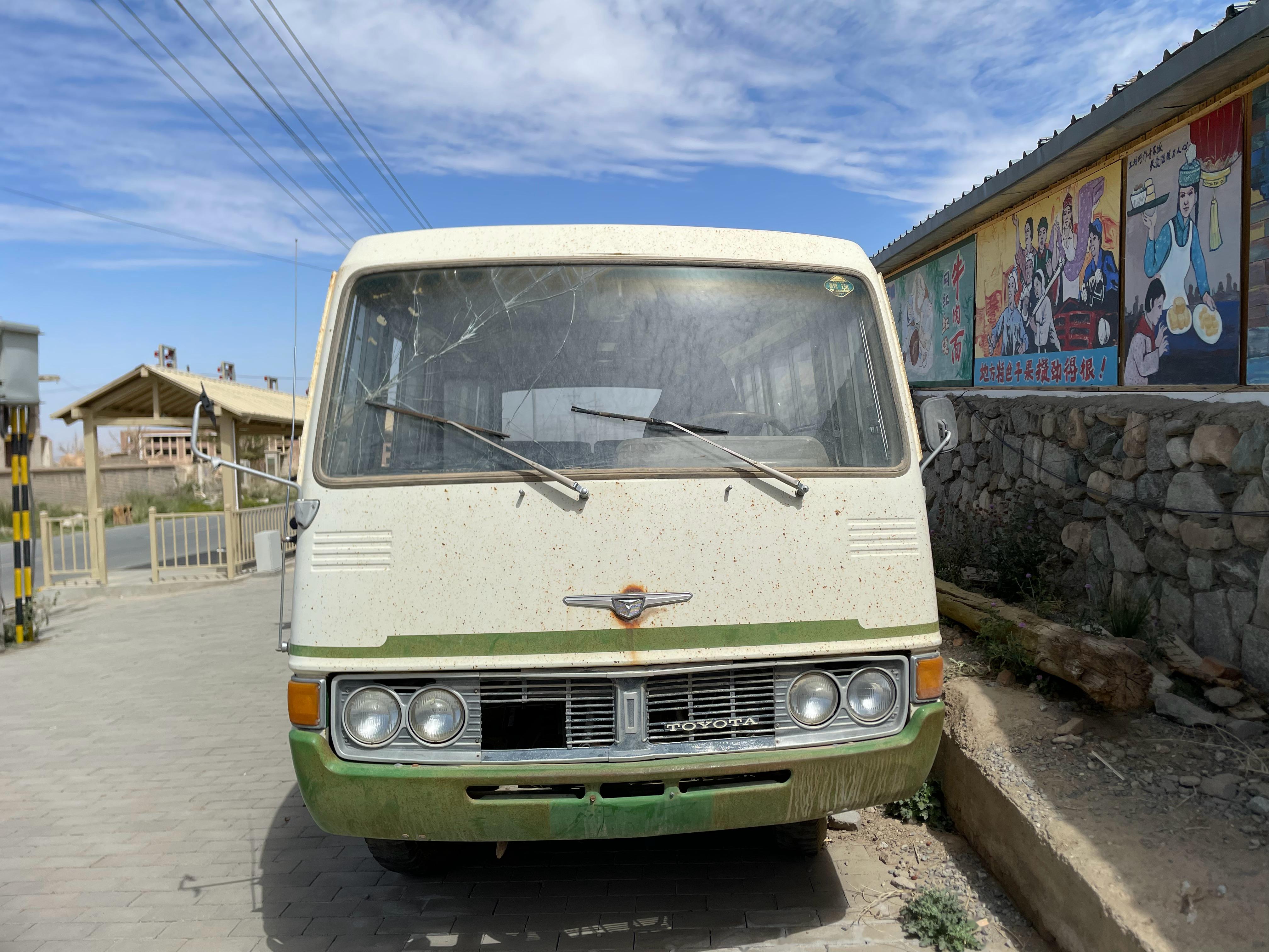 第一代丰田考斯特,还是个柴油的