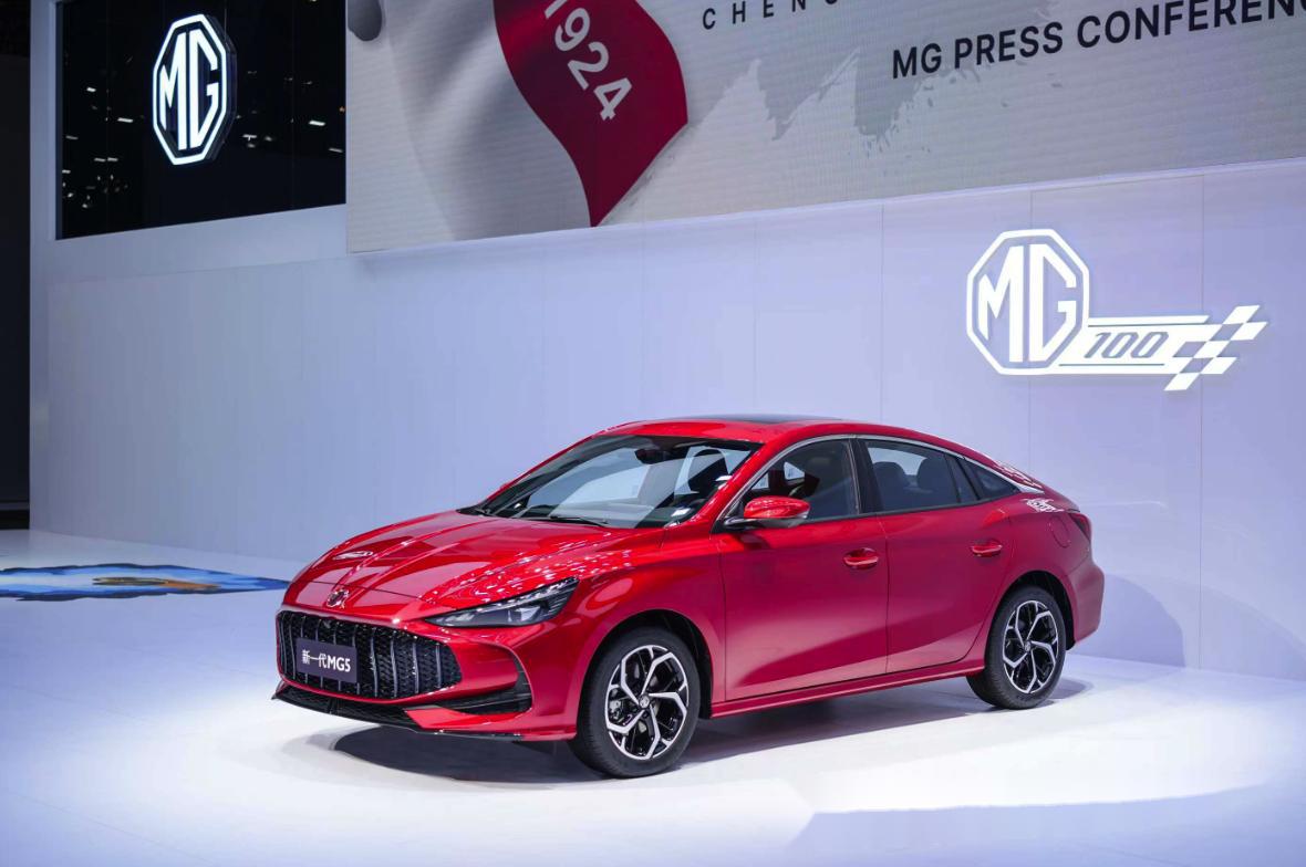 2024成都车展上,上汽mg名爵全新一代mg5正式亮相,这款