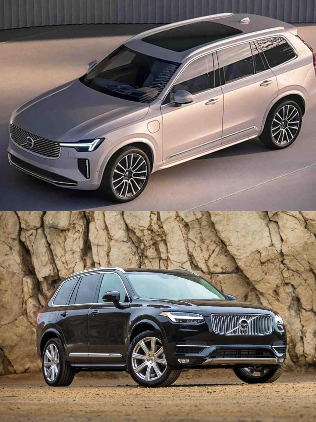 沃尔沃xc90是沃尔沃汽车生产的一款中大型suv,其图片如下