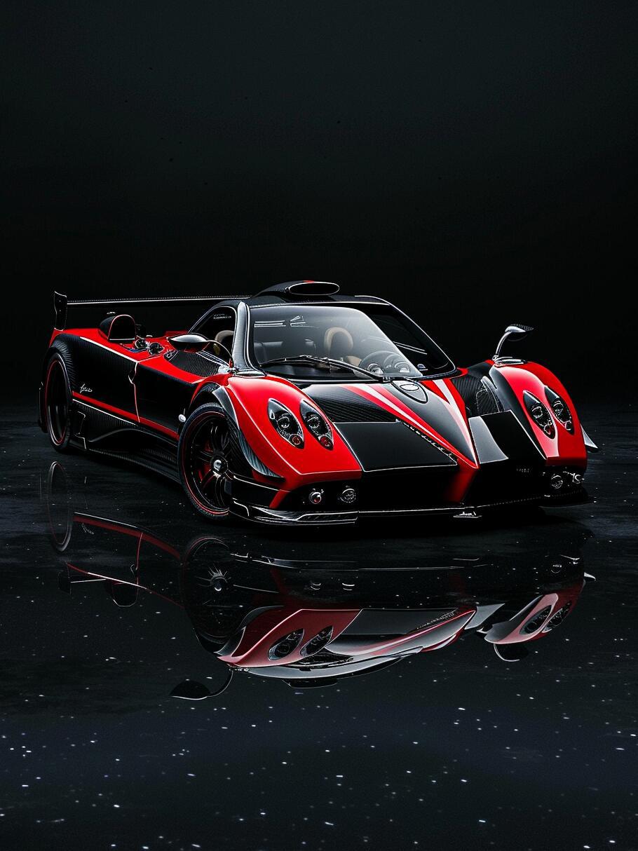 帕加尼系列跑车|红黑条纹-风之子