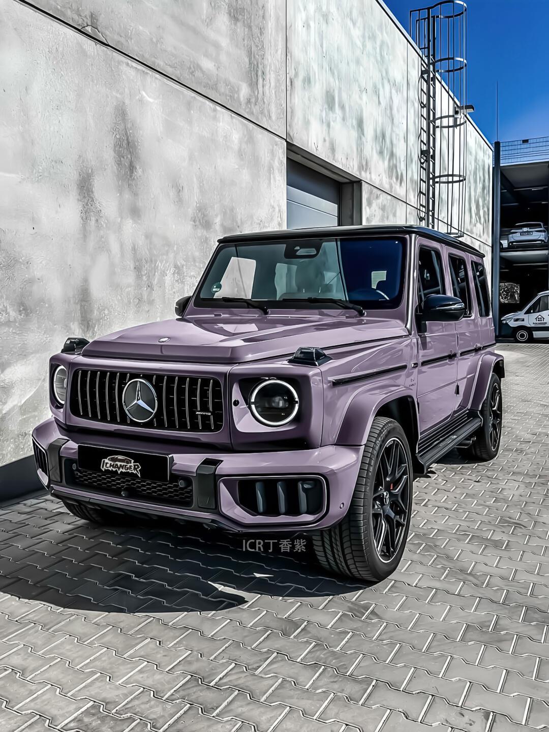救命98紫色大g真的好温柔啊!_奔驰g级社区_易车社区