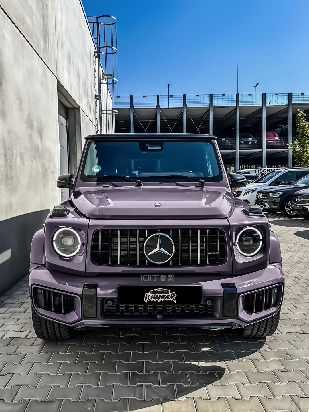 救命98紫色大g真的好温柔啊!_奔驰g级社区_易车社区