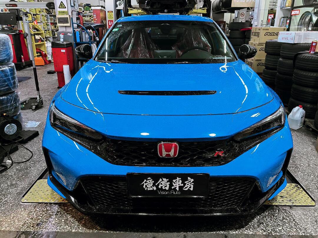 本田轿车蓝色车型