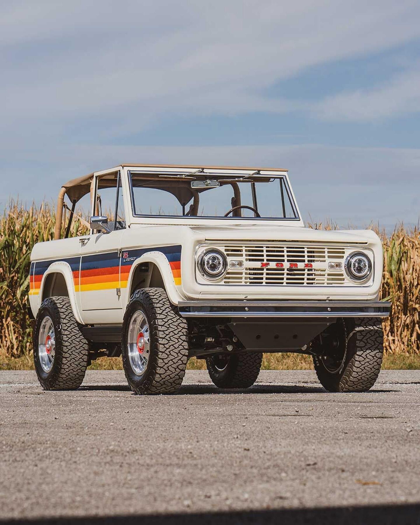 这辆ford bronco,一眼惊艳,两眼超级惊艳,三眼爱ta一万年_福特烈马