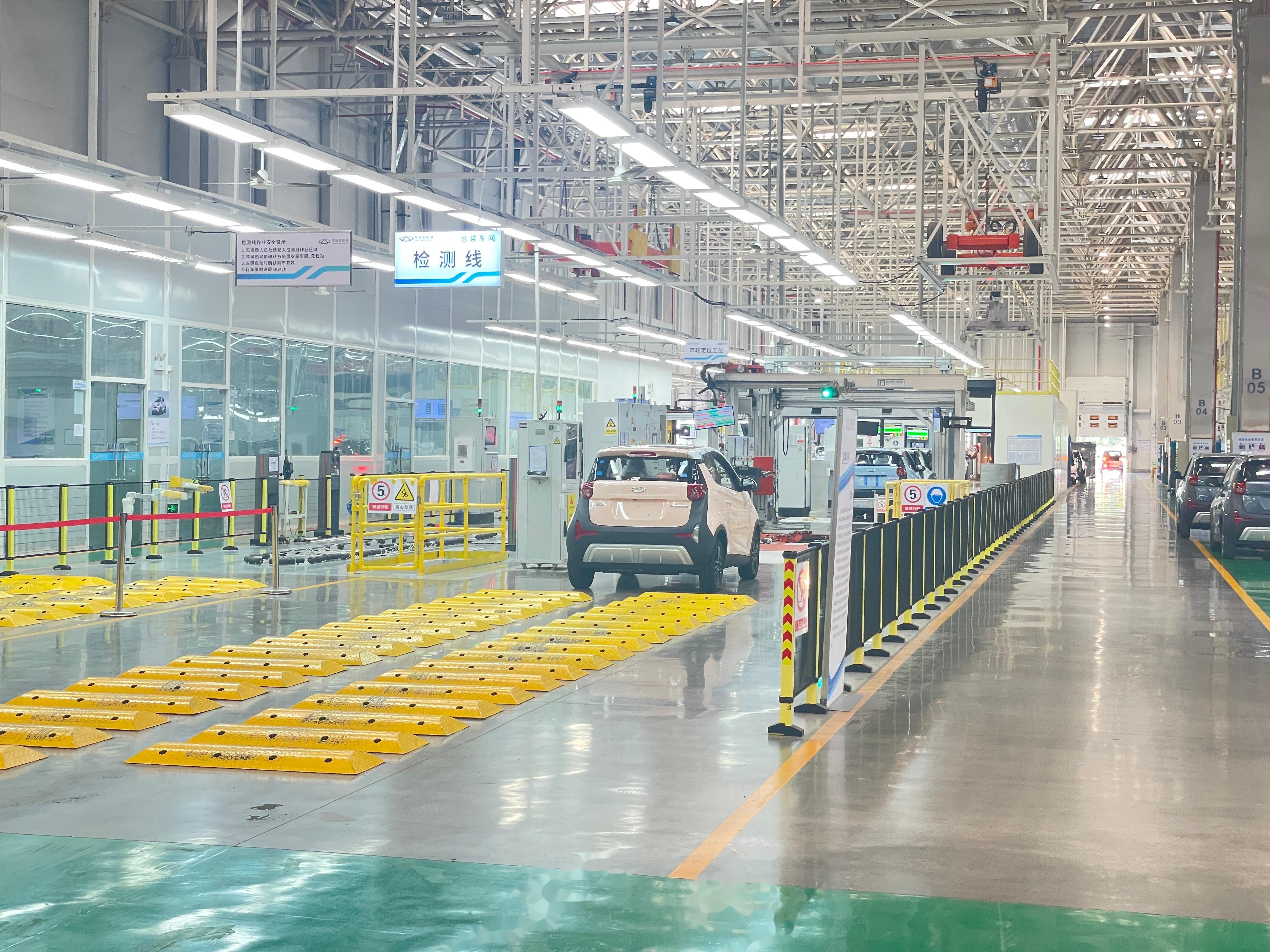 走进奇瑞新能源汽车石家庄分公司,这里年产 3 万辆纯电动乘用车