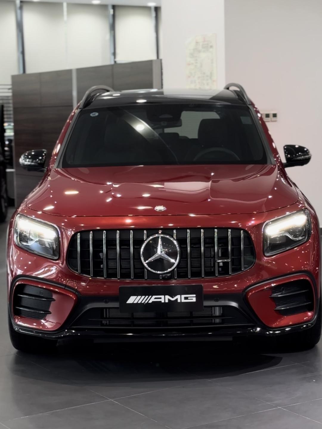 官方宣传配色一熔岩红 amg glb35 4mati_奔驰glb amg社区_易车社区