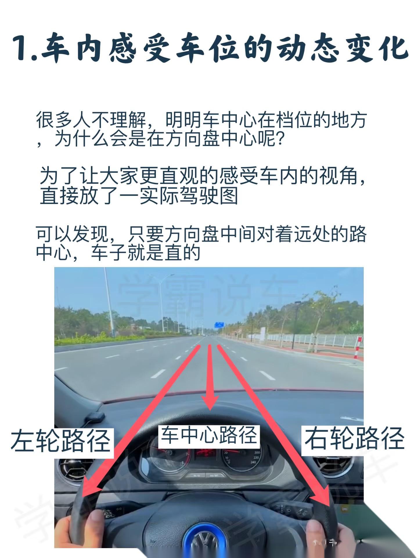 开车怎么看车道图解图片