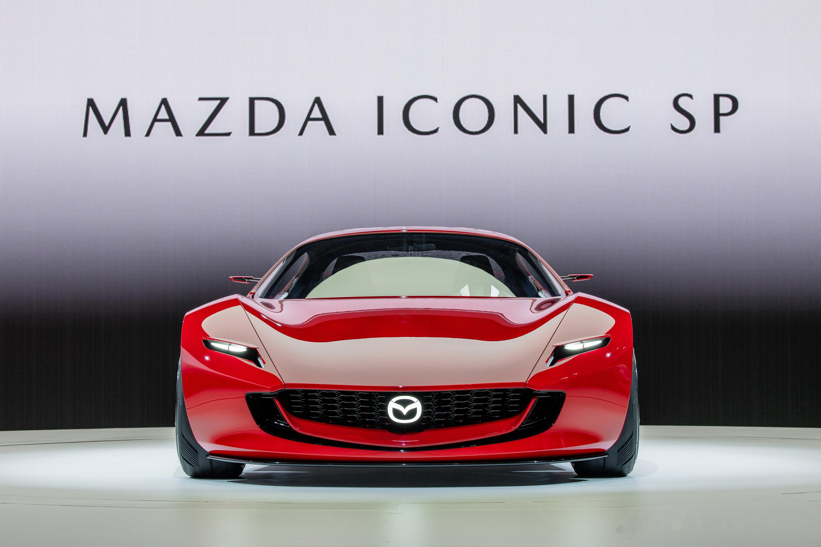 马自达概念车mazda iconic sp看着蛮顶的, 虽然不确定双转子rota