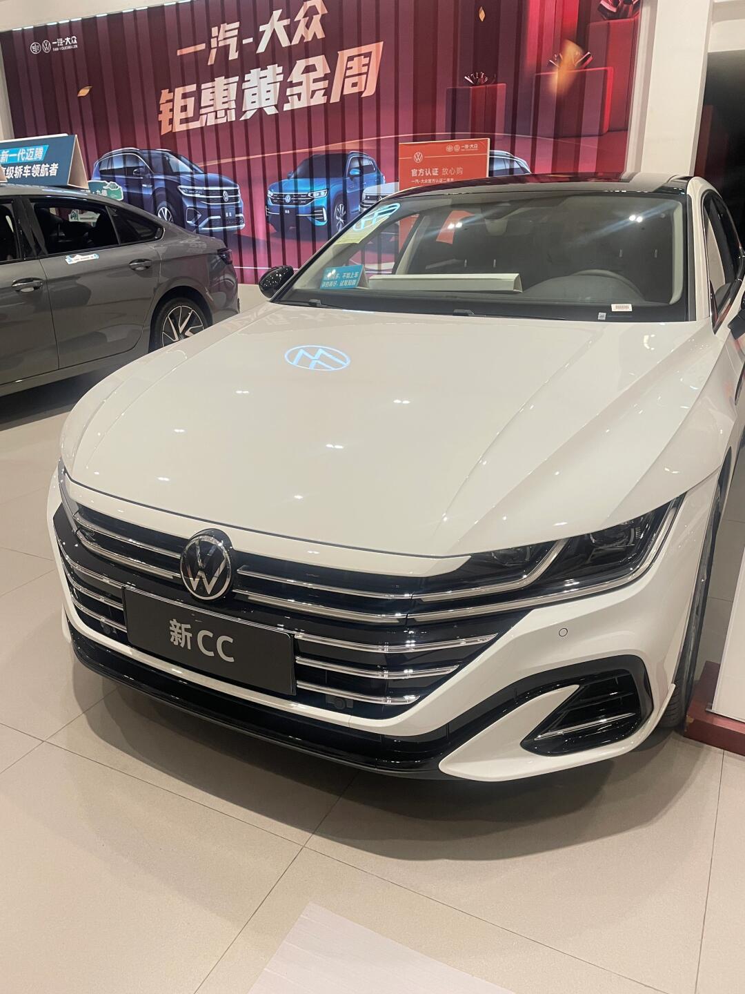 大众最美轿跑一汽大众cc!