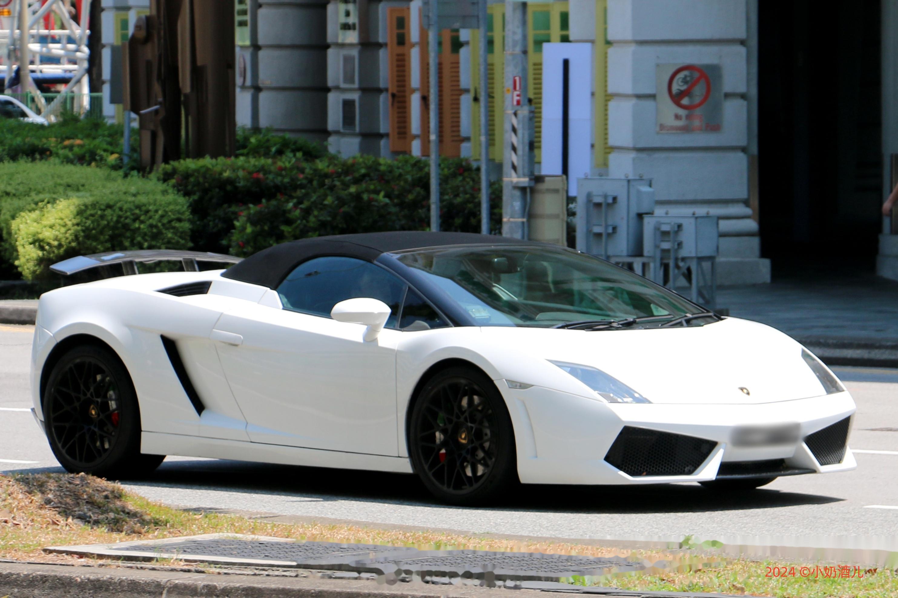 街车拍 新加坡 no.629 兰博基尼 140 gallardo spyder