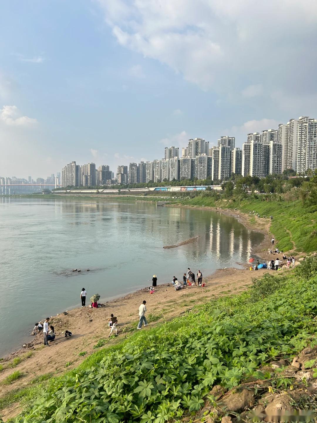 重庆主城打卡93——绝美江滩公园7415 99导航:恒基翔龙小区