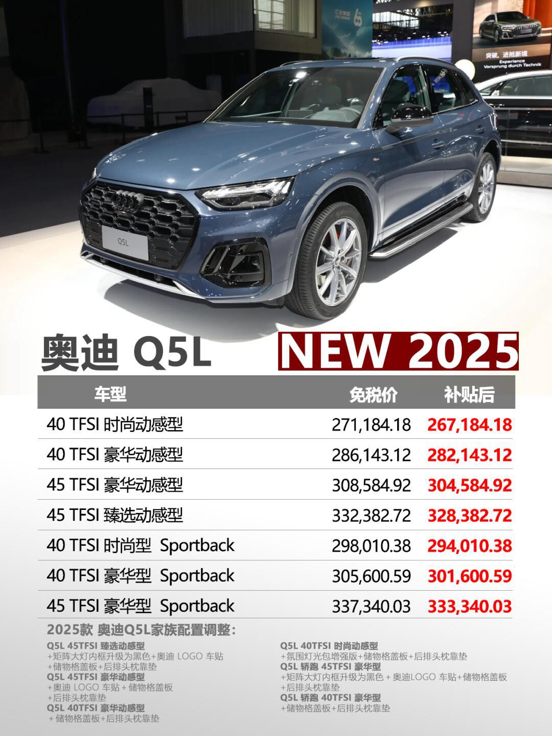 奥迪q5新车报价2024款落地价(奥迪q5最新价格2021落地价位)