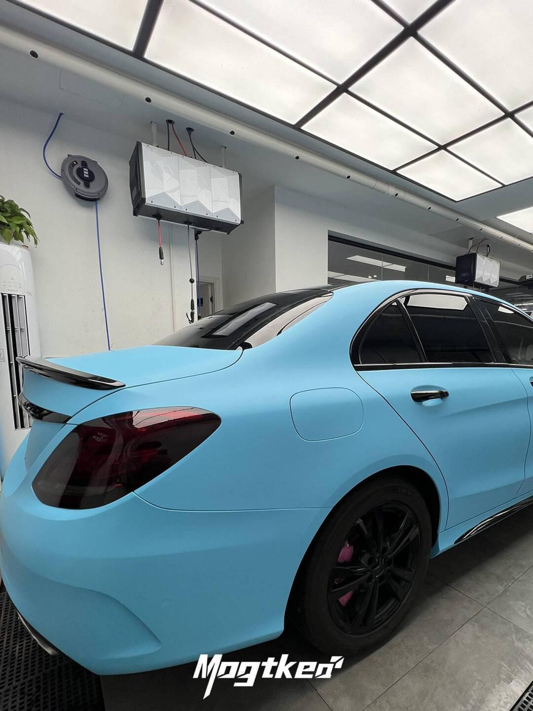 深圳汽车改色💰1980起|哑面天空蓝🌈 🚗:宝